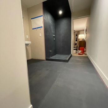 Epik Interior - Bethroom : Wall to floor finish - Painters Near Me - Queens, New York Epik Interior - Bethroom : Wall to floor finish - Painters Near Me - Queens, New York