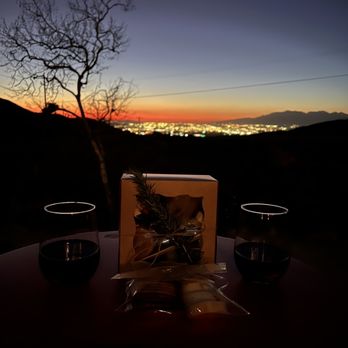 North Cork Vineyard & Winery - Our view from our table. - Wine Tasting Room Near Me - Yucaipa, California