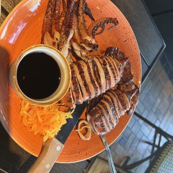 Avenida Restaurant - Grilled Inihaw na Pusit (Tender Jumbo Squid) - Filipino Near Me - San Mateo, California