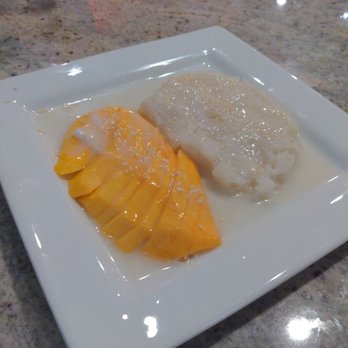 Thai Chilli Pepper Oakfield - Mango Sticky Rice.   Perfect to end the meal.  We shared and it was all gone. - Thai Near Me - Brandon, Florida