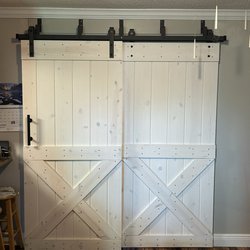 On Time Handyman - Barn door installation