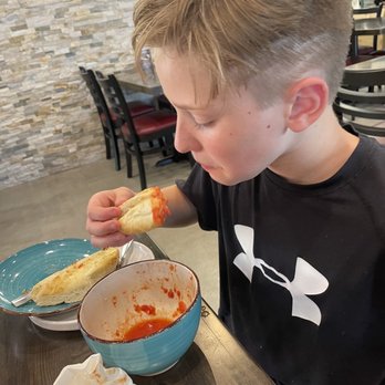 Mi Amiche - His 2nd order of penne LOL - Italian Near Me - Mooresville, North Carolina