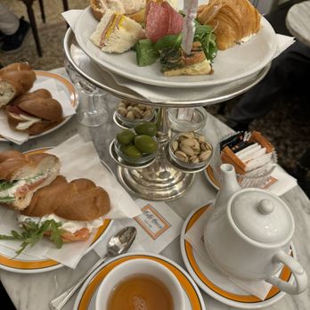 Antico Caffè Greco - Romeo & Juliet tea, salmon toast, prosciutto toast - Cafes Near Me - Rome, RM