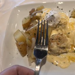 Easter Crab cakes Benedict: Two tiny crab things. No muffin. No flavor. $28. Went home hungry. Easter Crab cakes Benedict: Two tiny crab things. No muffin. No flavor. $28. Went home hungry.