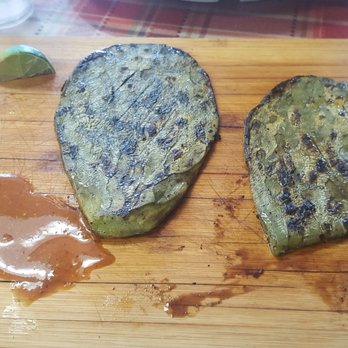Tarasco's - Grilled cactus with lemon and chili sauce - Mexican Near Me - Denver, Colorado