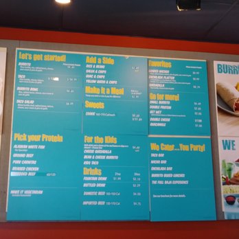 Taco Del Mar - Menu at this Canadian Taco Del Mar location. Snapped February 12, 2018. - Mexican Near Me - Richmond, British Columbia Taco Del Mar - Menu at this Canadian Taco Del Mar location. Snapped February 12, 2018. - Mexican Near Me - Richmond, British Columbia