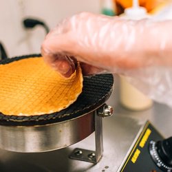 Made daily waffle cones