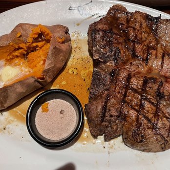 LongHorn Steakhouse - Longhorn Porterhouse, Sweet Potato with cinnamon sugar on side. - Steakhouses Near Me - San Antonio, Texas LongHorn Steakhouse - Longhorn Porterhouse, Sweet Potato with cinnamon sugar on side. - Steakhouses Near Me - San Antonio, Texas