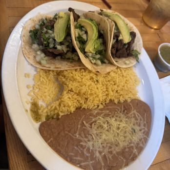 Botanas Restaurant - Three 3 Tacos Carne Asada - Mexican Near Me - Milwaukee, Wisconsin