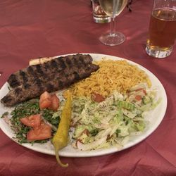 Al Rouche - Lamb kofta with herbal rice