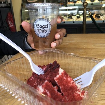 Bagel Pub - Red velvet cake. - Breakfast & Brunch Near Me - Brooklyn, New York Bagel Pub - Red velvet cake. - Breakfast & Brunch Near Me - Brooklyn, New York