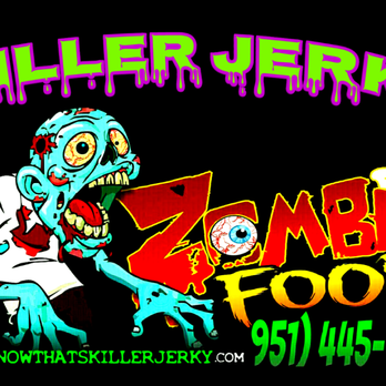 Killer Jerky - a zombie eating a piece of pizza - Specialty Food Near Me - Costa Mesa, California Killer Jerky - a zombie eating a piece of pizza - Specialty Food Near Me - Costa Mesa, California