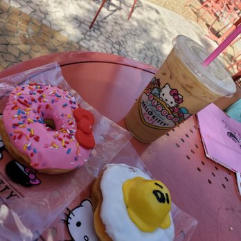Hello Kitty Cafe - Super cute donut but soso taste - Desserts Near Me - Las Vegas, Nevada Hello Kitty Cafe - Super cute donut but soso taste - Desserts Near Me - Las Vegas, Nevada