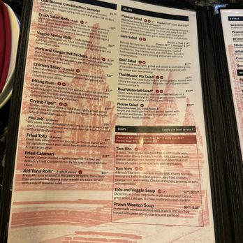 Thai Bloom! - Menu - Thai Near Me - Portland, Oregon
