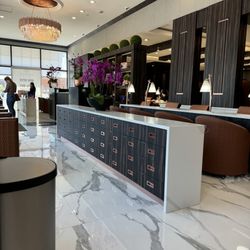 M. Vincé Nail Spa, Twenty Ninth Street - Some of the manicure spaces (just a small section of the full area), and also some of the lobby space.
