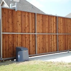 Tex Wood Fence Co. & Fence Staining - Driveway Gate
