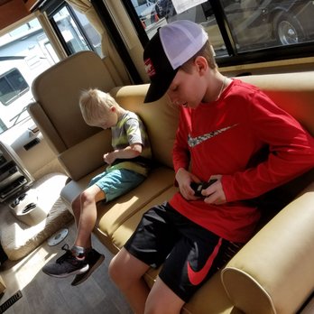 La Mesa RecVan - Mesa - Trying out seat belts. - RV Dealers Near Me - Mesa, Arizona