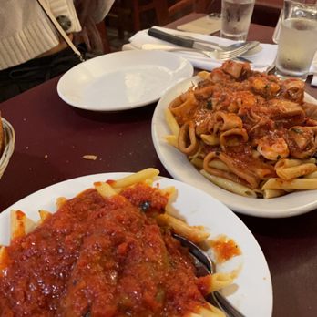 Dominick's Restaurant - calamari pasta and broccoli and sausage pasta - Italian Near Me - Bronx, New York Dominick's Restaurant - calamari pasta and broccoli and sausage pasta - Italian Near Me - Bronx, New York