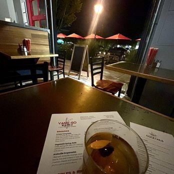 Vang Go Bistro - Smoked new fashioned with a view! - Comfort Food Near Me - Norfolk, Virginia