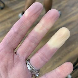 Randalls Pharmacy - My freezing hands.