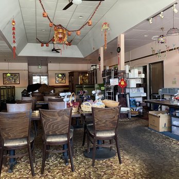 Chinese Dumpling House - Inside the resto.  Bracelets are displayed and for sale - Chinese Near Me - Port Hueneme, California