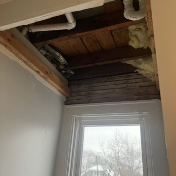 LaCassa Plumbing - Had to remove soaked drywall from new leak after plumber came to fix basement leak. - Plumbing Near Me - Naperville, Illinois