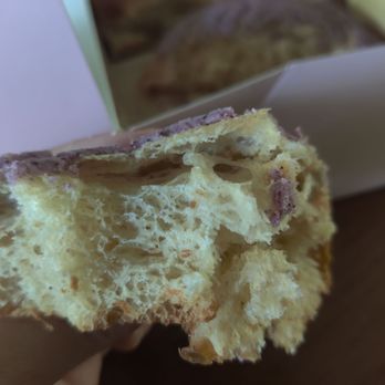 Aurora Cafe and Bakery - Concha texture inside. - Bakeries Near Me - Overland Park, Kansas