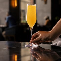 La Mala Mexican Inspired Cocktails - Mimosa time!