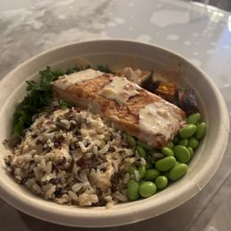 Salmon bowl