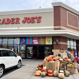 a car parked in front of a store