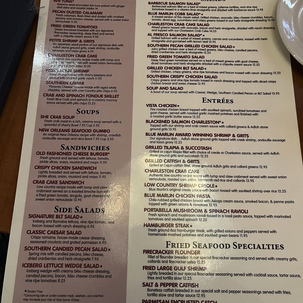 Blue Marlin - Seafood Near Me - Columbia, South Carolina