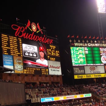 Busch Stadium - Score Board - Stadiums & Arenas Near Me - Saint Louis, Missouri