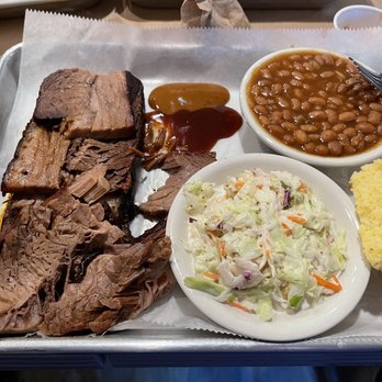 Jimmy Bear's BBQ - 1lb Sliced Beef Brisket Dinner w cole slaw and BBQ Baked Beans. - Barbeque Near Me - Saint Cloud, Florida