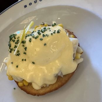 Bouchon - Crab Benedict. Very rich and a great combo of flavors - French Near Me - Las Vegas, Nevada Bouchon - Crab Benedict. Very rich and a great combo of flavors - French Near Me - Las Vegas, Nevada