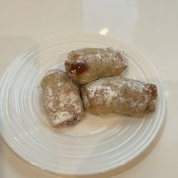 Rugaliky, (like rugalach) apricot filled