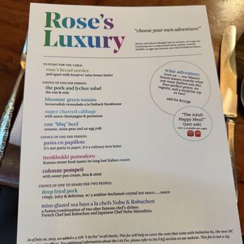 Rose's Luxury - New American Near Me - Washington, DC, District of Columbia