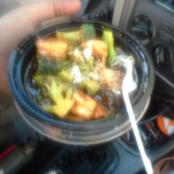 China Wok - Shrimp & Broccoli in sauce "super meal" - Chinese Near Me - Nottingham, Maryland