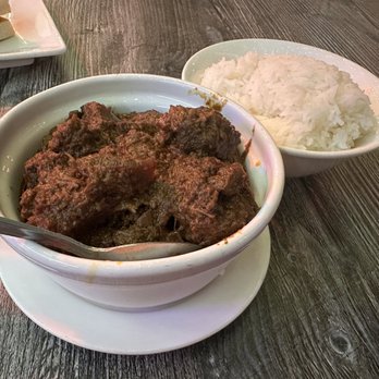 Ipoh Kopitiam - Beef rendang w/ rice - Malaysian Near Me - Alhambra, California