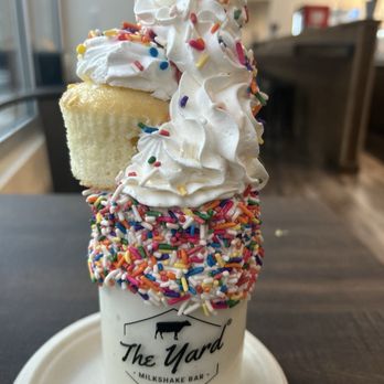 The Yard Milkshake Bar - The birthday cake - Ice Cream & Frozen Yogurt Near Me - Columbus, Ohio