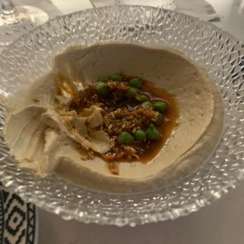 Zaytinya - I swiped a bit before taking this picture of the best hummus! - Greek Near Me - Washington, DC, District of Columbia