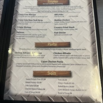 Crazy Cow Cafe - Menu - American Near Me - Beaver, Utah