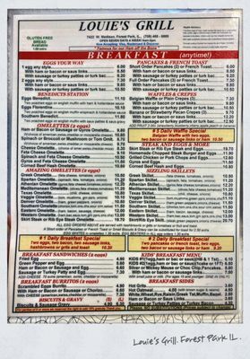 Menu photo 8 Louie's Grill Forest Park, IL