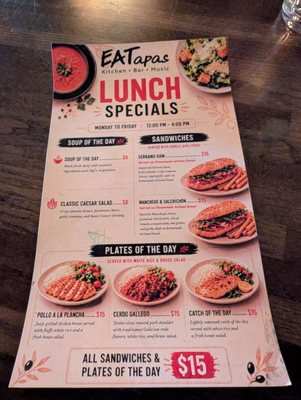 Menu photo 1 Eatapas Fort Lauderdale, FL
