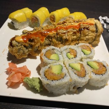 Sake House - 25. Mango Roll 27. Crab Special Roll 29. Kamikaze Roll - Japanese Near Me - Tampa, Florida Sake House - 25. Mango Roll 27. Crab Special Roll 29. Kamikaze Roll - Japanese Near Me - Tampa, Florida