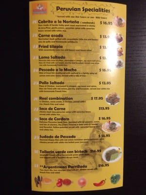 Menu photo 8 El Pollo Real Rockville, MD