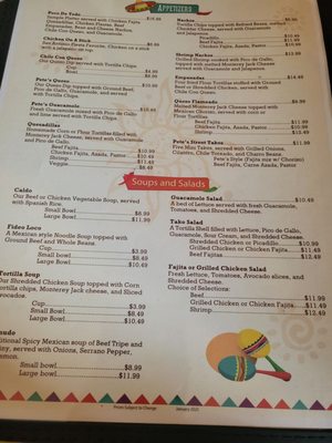 Menu photo 8 Pete's Tako House San Antonio, TX
