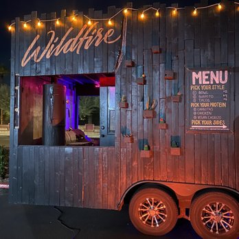 From the Wildfire - a food truck at night - Food Trucks Near Me