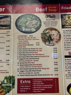 Menu photo 2 Boiling Pho Temecula, CA