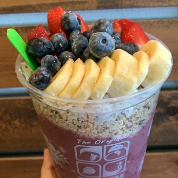 Banzai Bowls - Large Maui Sunrise $ 10. The Best Açaí BowL ever in OC. Listed the top 4 in Oc WeekLy 9.07.19 - Juice Bars & Smoothies Near Me - Costa Mesa, California Banzai Bowls - Large Maui Sunrise $ 10. The Best Açaí BowL ever in OC. Listed the top 4 in Oc WeekLy 9.07.19 - Juice Bars & Smoothies Near Me - Costa Mesa, California
