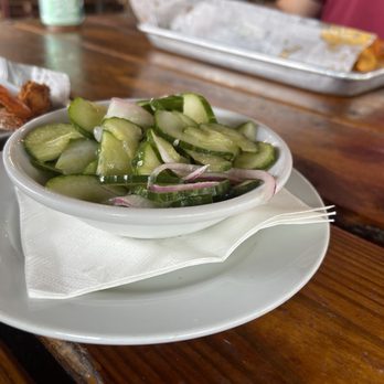 Red's Ice House - Cucumber Salad. - Seafood Near Me - Mount Pleasant, South Carolina Red's Ice House - Cucumber Salad. - Seafood Near Me - Mount Pleasant, South Carolina